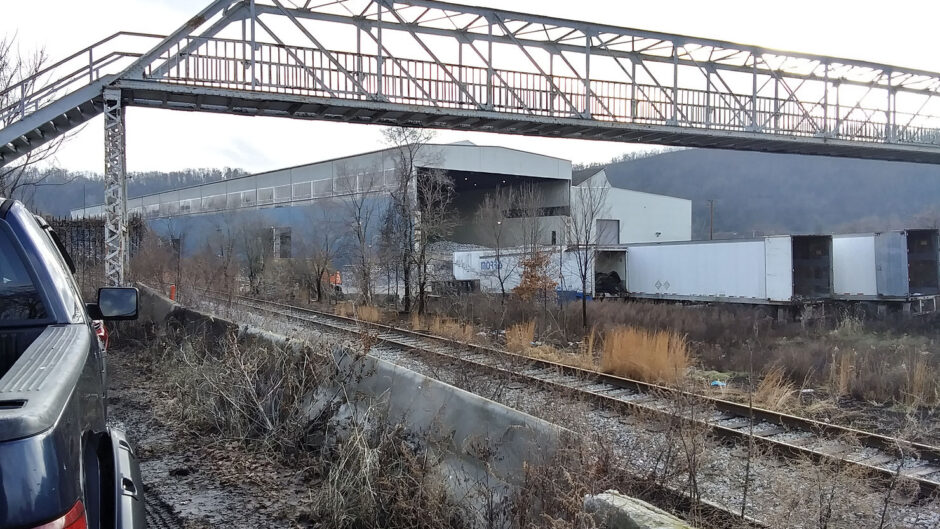 The Republic Services recycling facility in Hazelwood, seen from Dyke Street in January, 2023. Homepage file photo by Juliet Martinez